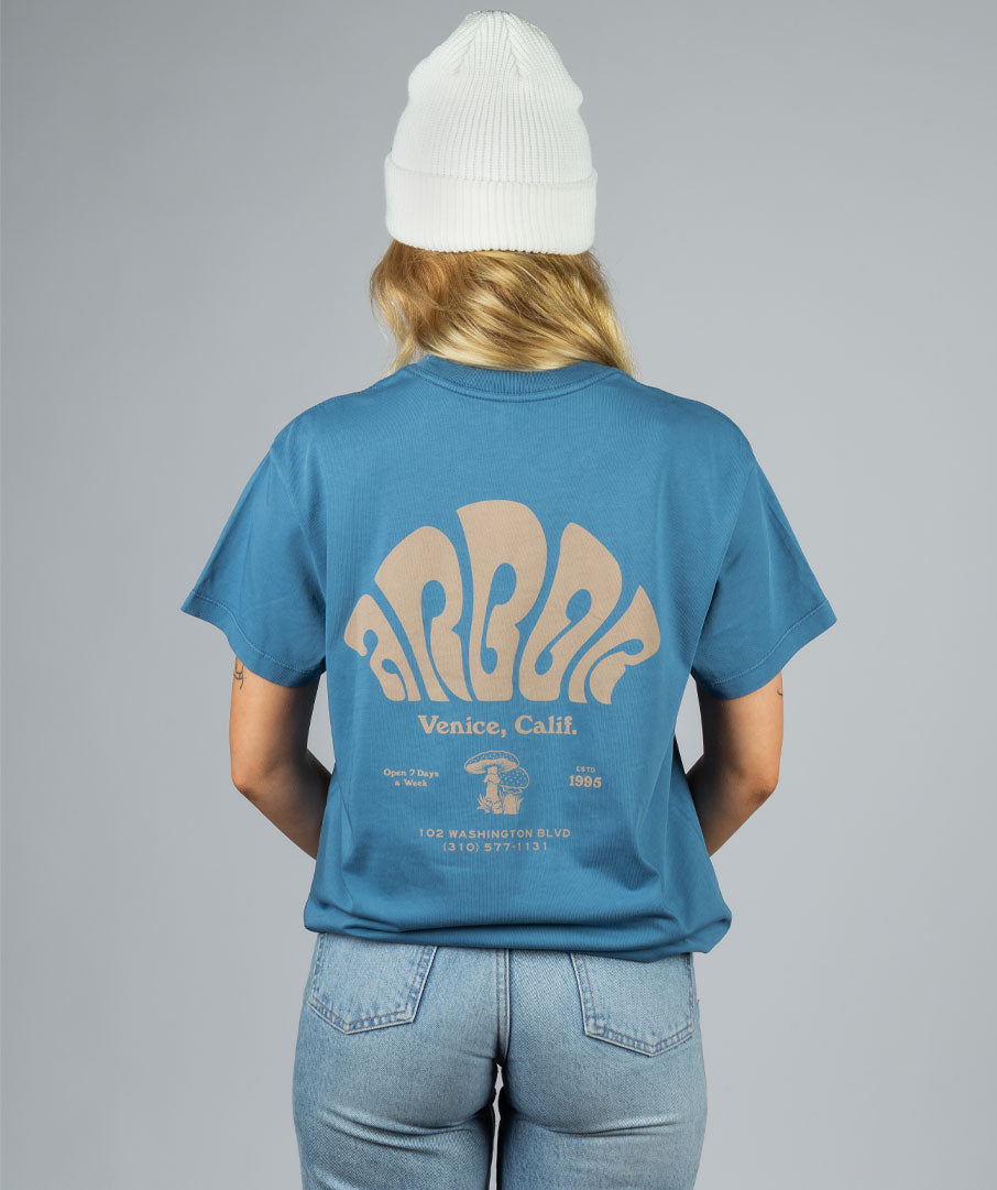 Grown In The Dark Tee - Blue