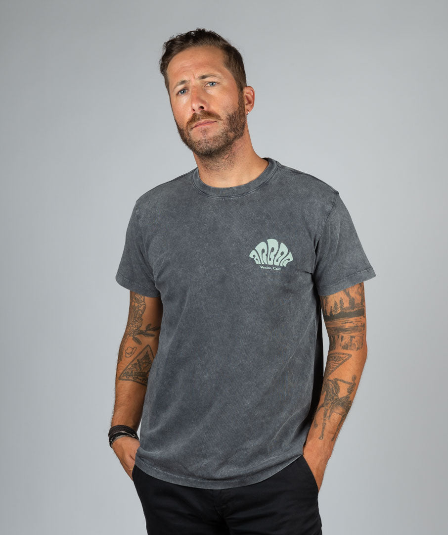 Grown In the Dark Tee - Mineral Wash Black