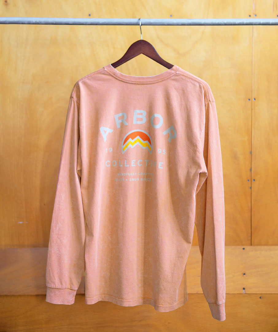 MTN Long Sleeve Tee - Mineral Wash Amber